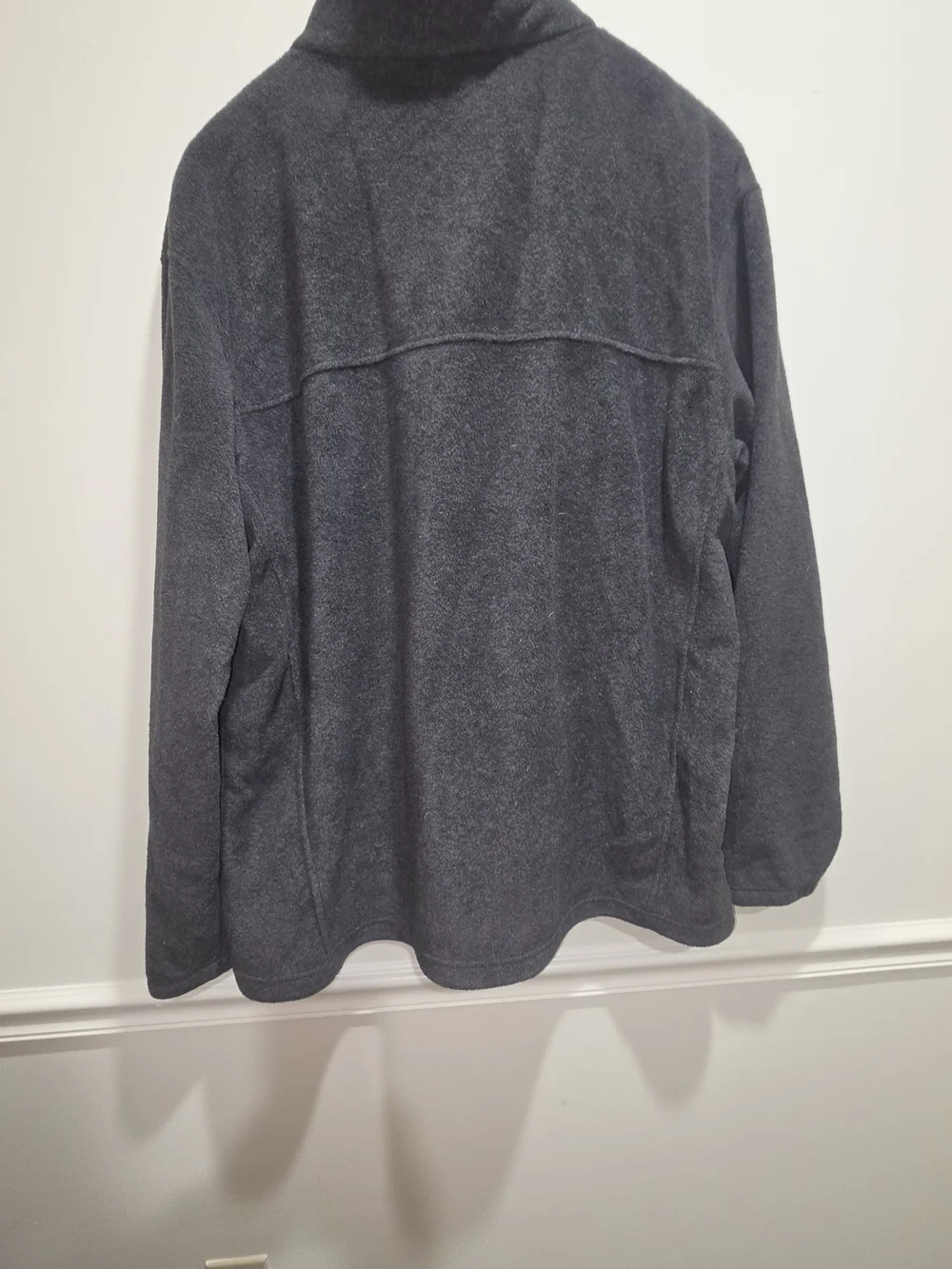 Columbia Men's Dark Gray Full-Zip Fleece Jacket